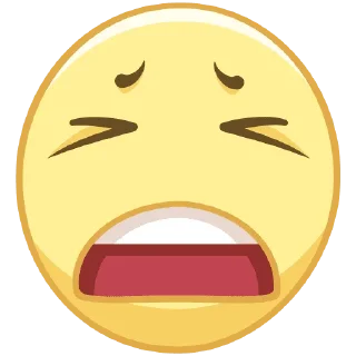 😩 emoji смешнявка Telegram sticker 11 of 32