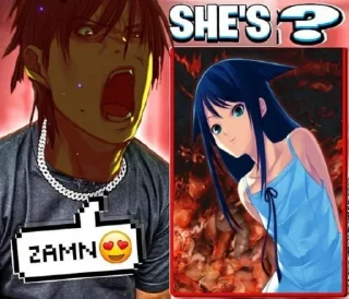 😱 emoji saya no uta Telegram sticker 24 of 116