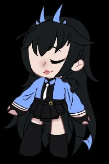 🔵 emoji 💙 Mine грешники 💙 Telegram sticker 15 of 21