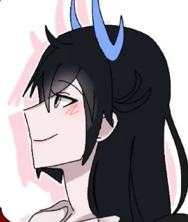 😏 emoji 💙 Mine грешники 💙 Telegram sticker 7 of 21