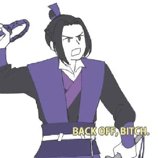 👿 emoji Вансяни курят травку Гусу Лань. •° @suicideeess Telegram sticker 12 of 120