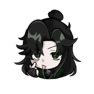 😝 emoji Heaven Officials' Blessing Telegram sticker 8 of 27