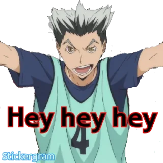 Sticker from Bokuto