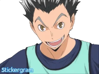 Sticker from Bokuto