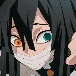 🐍 emoji Iguro Obanai Telegram sticker 5 of 30