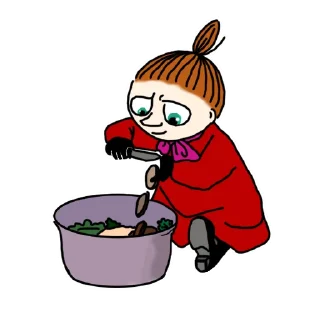🍲 emoji MOOMIN Telegram sticker 12 of 100