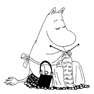 🧶 emoji Moomin Telegram sticker 7 of 23