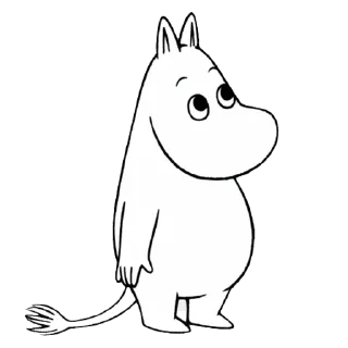 👀 emoji Moomin Telegram sticker 6 of 23