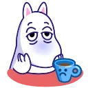 😪 emoji Moomin Telegram sticker 15 of 25