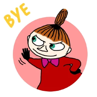 👋 emoji MOOMIN Telegram sticker 23 of 100