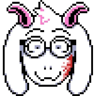 😈 emoji Light Ralsei Pack (part 2/2) Telegram sticker 19 of 107