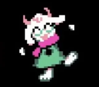 Sticker from Deltarune cursed V2