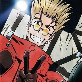 😁 emoji trigun Telegram sticker 15 of 17