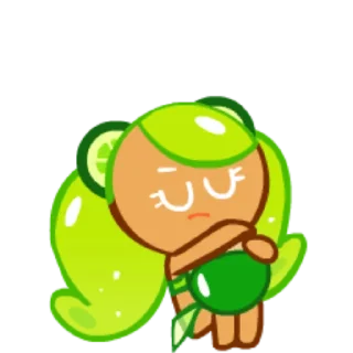 🎾 emoji Lime Cookie! Telegram sticker 6 of 71