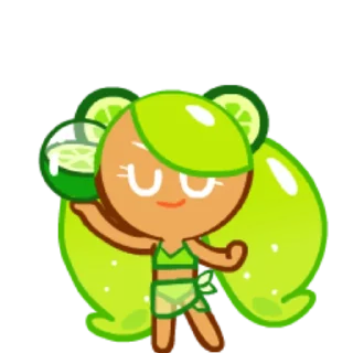 🎾 emoji Lime Cookie! Telegram sticker 4 of 71