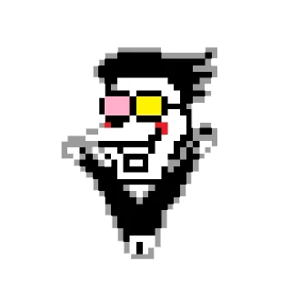😆 emoji spamton [deltarune] Telegram sticker 5 of 105