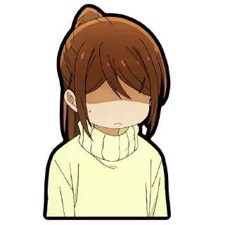 😔 emoji Horimiya (@dasein0) Telegram sticker 16 of 68
