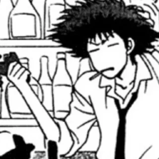 😑 emoji Cowboy Bebop Telegram sticker 23 of 34
