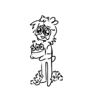 🥺 emoji белий кролик Telegram sticker 2 of 10