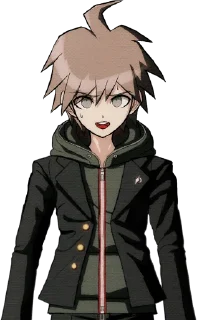 ☀️ emoji Makoto Naegi from @cheblinn Telegram sticker 21 of 85