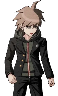 😑 emoji ~ makoto naegi by @wanna_s_l_e_e_p ~ Telegram sticker 23 of 120