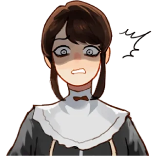 😱 emoji Горничная @nysticks Telegram sticker 5 of 18