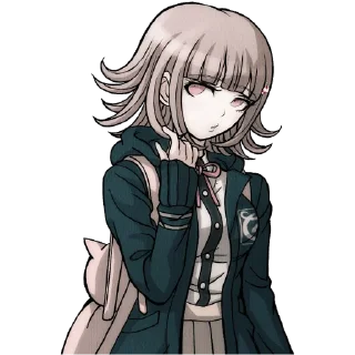 😅 emoji Chiaki Nanami Telegram sticker 18 of 21