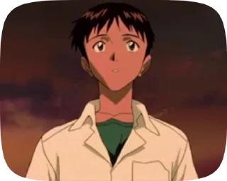 😕 emoji Синдзи Икари・@evangelion00 Telegram sticker 9 of 20