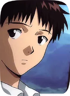 😕 emoji Синдзи Икари・@evangelion00 Telegram sticker 10 of 20