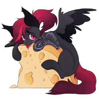 🧀 emoji Julia Sunlight the pony @julie_talk Telegram sticker 24 of 37