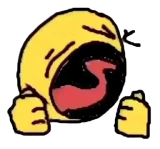 😭 emoji смайлы какие-то Telegram sticker 10 of 33