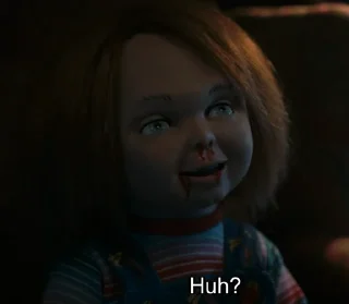 🤨 emoji Here's Chucky! Telegram sticker 18 of 45