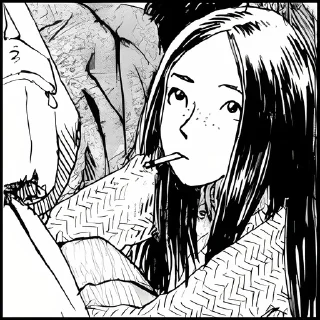 🚬 emoji (՞  . .՞) 𝘦𝘮𝘢𝘯𝘰𝘯 𝘮𝘢𝘯𝘨𝘢 @iovalenti Telegram sticker 10 of 23