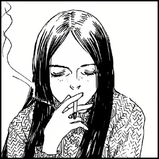 🚬 emoji (՞  . .՞) 𝘦𝘮𝘢𝘯𝘰𝘯 𝘮𝘢𝘯𝘨𝘢 @iovalenti Telegram sticker 12 of 23