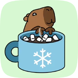 🌟 emoji Капибара Telegram sticker 14 of 39