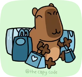 🌟 emoji Капибара Telegram sticker 8 of 39