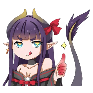 😋 emoji Дракоша Мина @nyasticks Telegram sticker 11 of 41