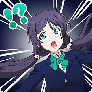 😳 emoji Love Live by @anime_stickerr Telegram sticker 15 of 25