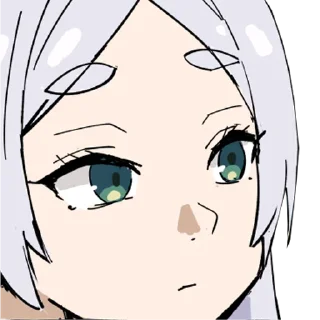 🤨 emoji Frieren by @clicker_yo Telegram sticker 14 of 35