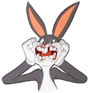 😡 emoji Bugs Bunny Telegram sticker 12 of 93