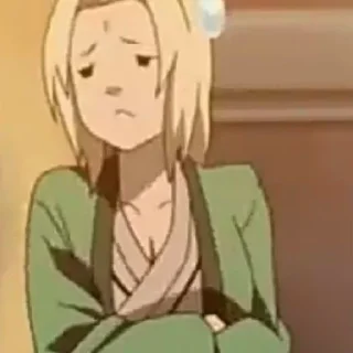 💚 emoji Цунаде-сама Telegram sticker 9 of 48