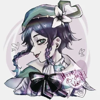 🌟 emoji Венти 💋 Telegram sticker 20 of 32