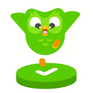 😁 emoji Duolingo Telegram sticker 20 of 120