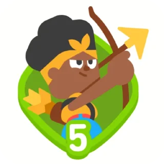 🏹 emoji Duolingo Telegram sticker 19 of 120