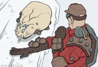 Sticker from Deep rock galactic