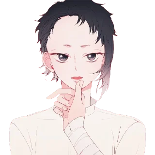 😍 emoji Akutagawa Ryunosuke Telegram sticker 9 of 35