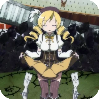 🙇‍♀ emoji Tomoe🌼Mami @MadokaMagicaDailyConfession Telegram sticker 8 of 120