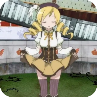 🙇‍♀ emoji Tomoe🌼Mami @MadokaMagicaDailyConfession Telegram sticker 7 of 120