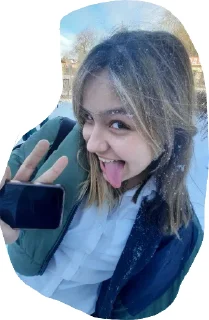 🤚 emoji манда белая Telegram sticker 20 of 45