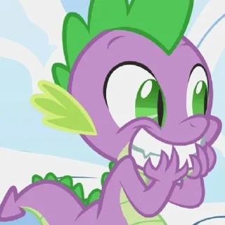 Sticker from Spike | @MLPstick